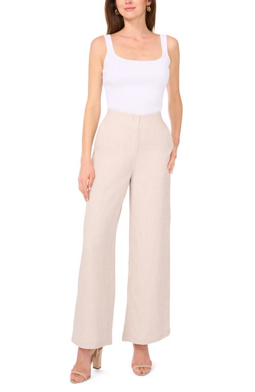 Vince Camuto Darted Wide Leg Pants In New Ivory