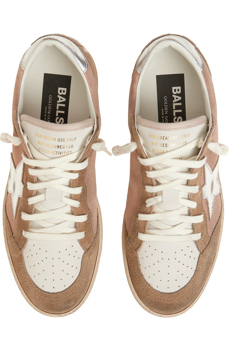 Golden Goose Ball Star Low Top Sneaker, Alternate, color, Pink/ Warm Beige/ Cream