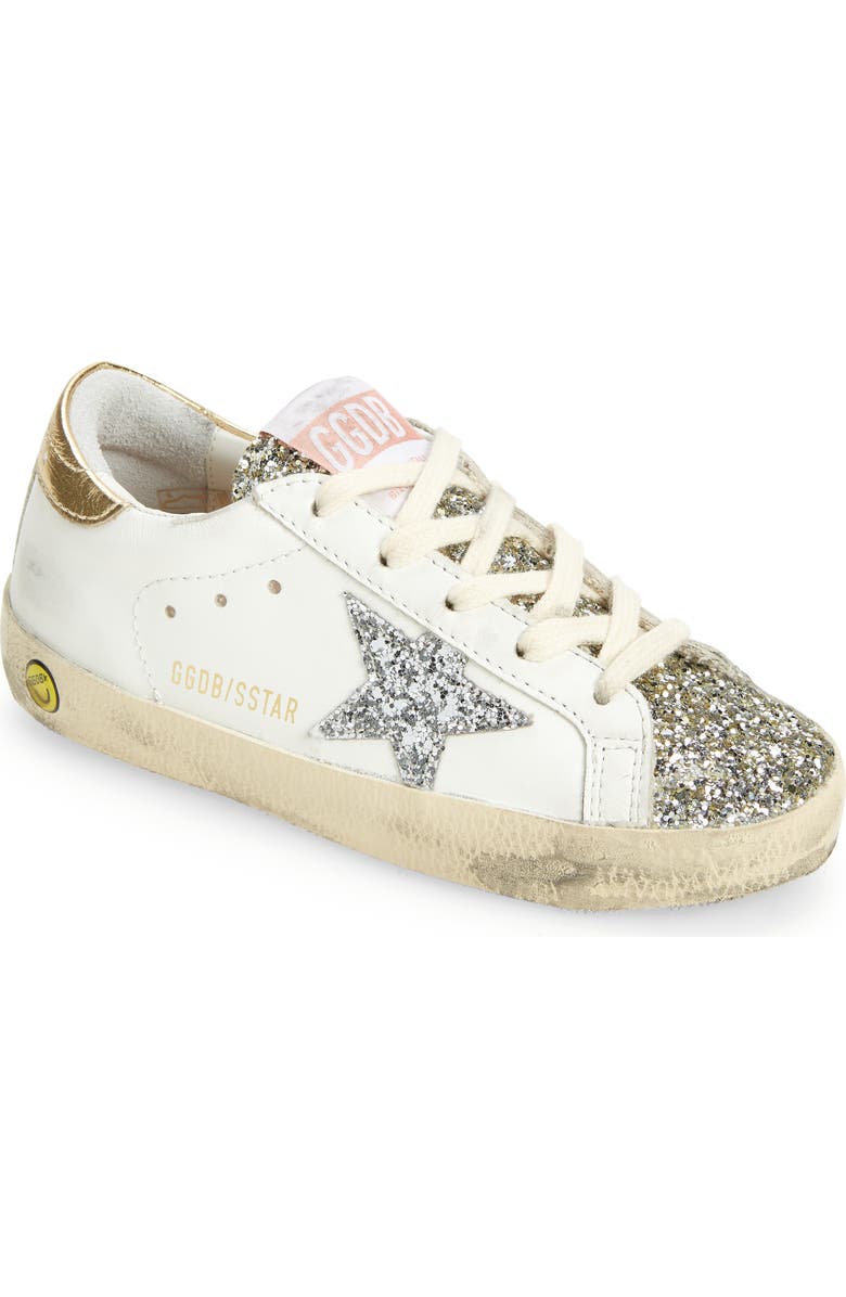 Golden Goose Super-Star Glitter Sneaker, Main, color,