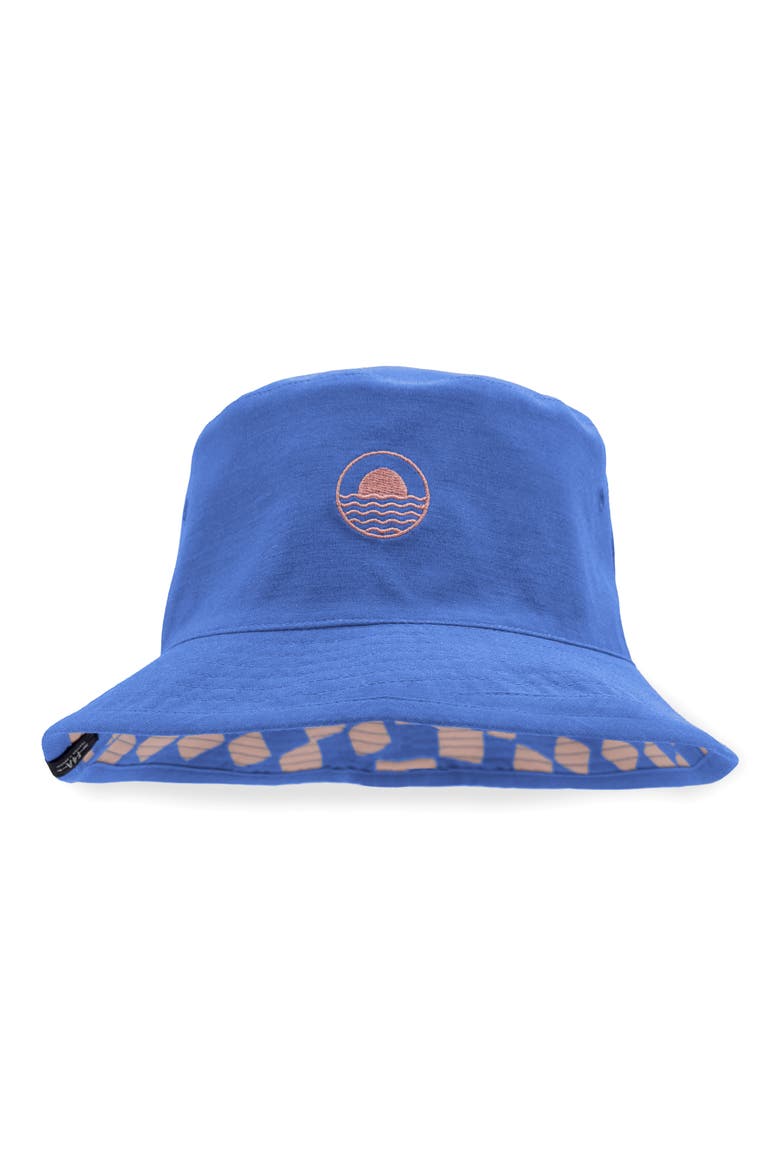 Kids' Reversible Bucket Hat, Main, color, MARINA BLUE