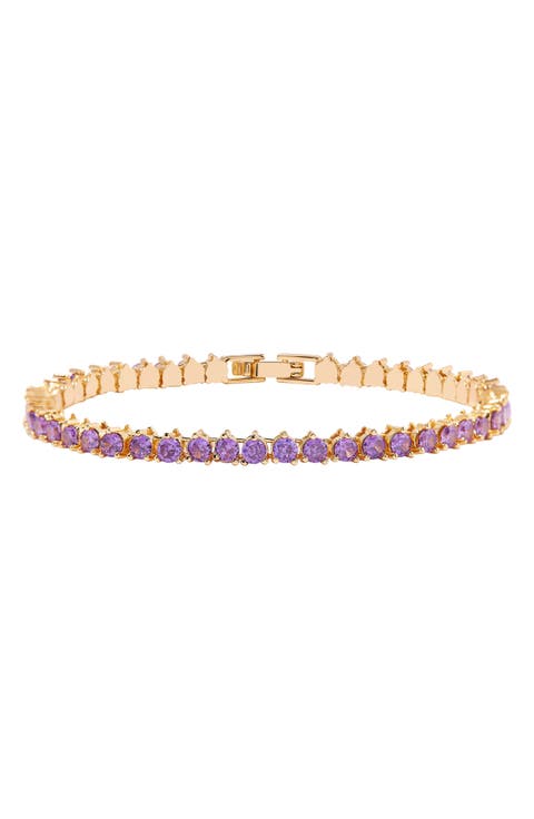 Isabella Birthstone Tennis Bracelet