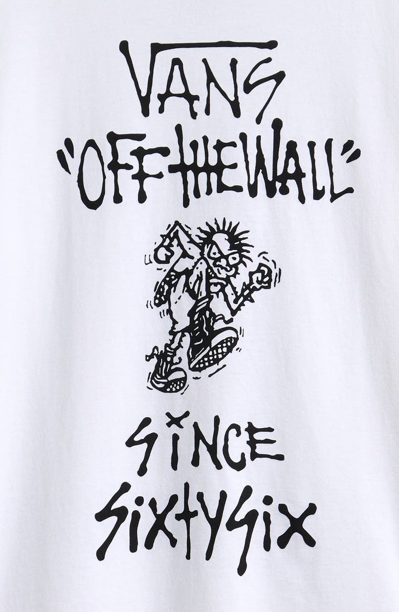 Vans Kids' Let Loose Cotton Graphic T-Shirt, Alternate, color, White