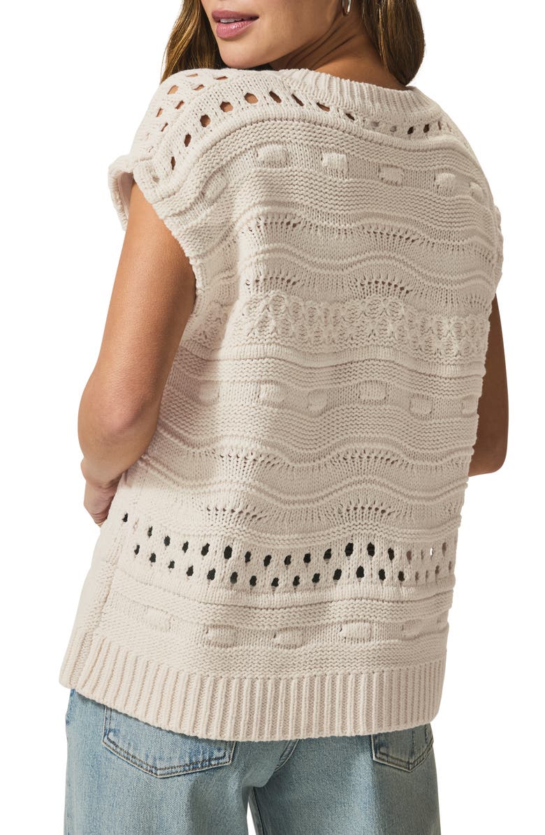 Splendid Brynna Open Stitch V-Neck Sweater, Main, color,