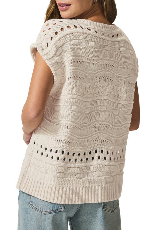 SPLENDID SPLENDID BRYNNA OPEN STITCH V-NECK SWEATER 