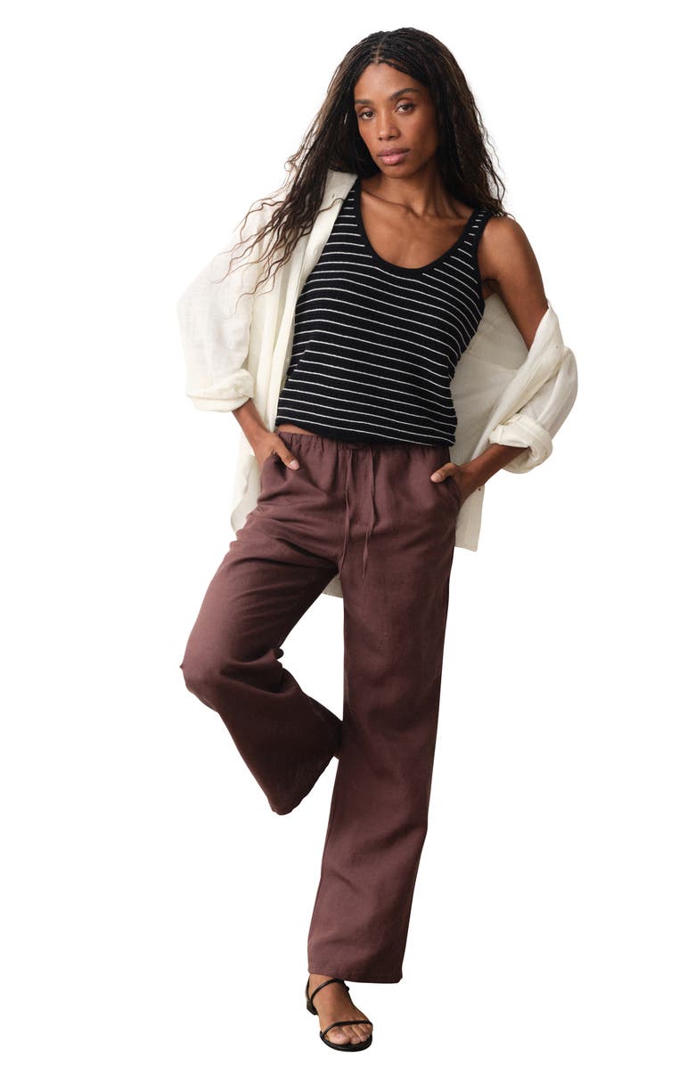 Marine Layer Siena Sweater Tank, Alternate, color, Neutral Stripe