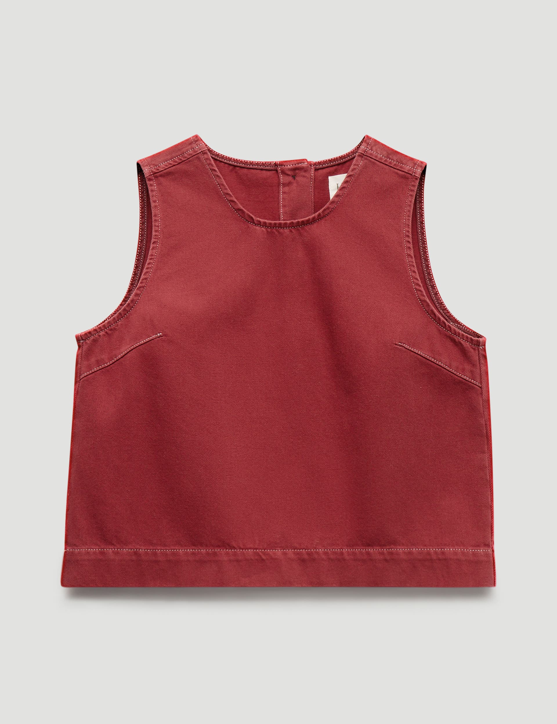 Valerie Denim Shell Top - image 2