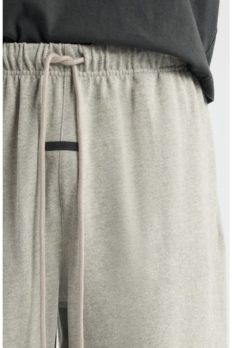 Classic Fit Cotton Jersey Sweat Shorts, Alternate, color, WARM HEATHER