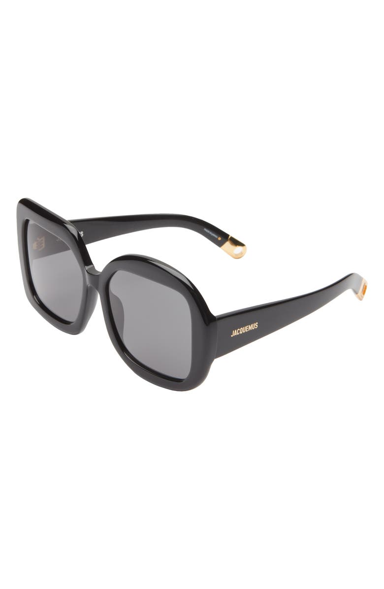 Jacquemus Les Lunettes Carre Rond Sunglasses, Alternate, color,