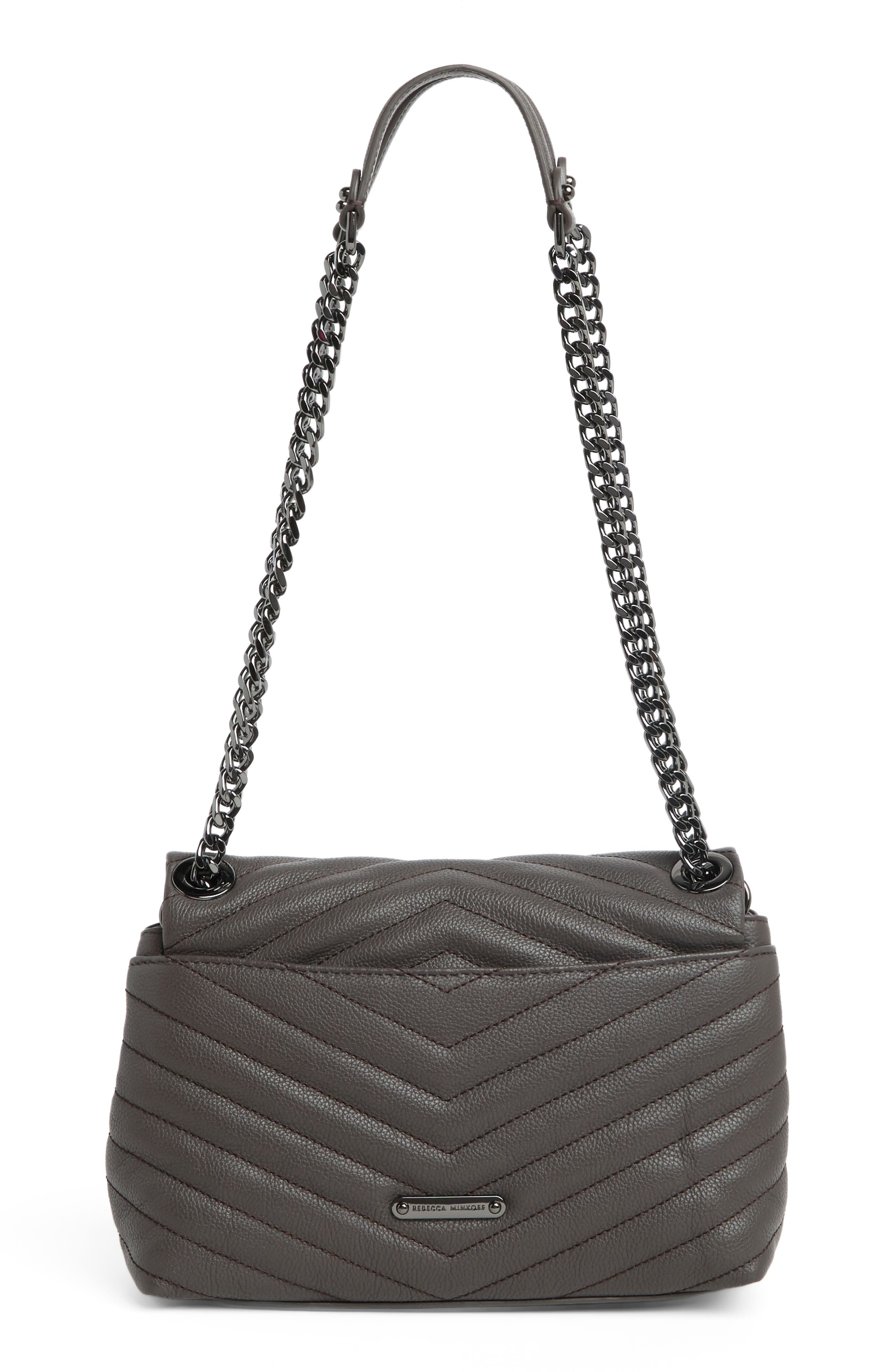 Rebecca Minkoff leather quilted backpack Edie Flap bag neutral minimalist gift Rebecca Minkoff Backpack - Etsy main image 4