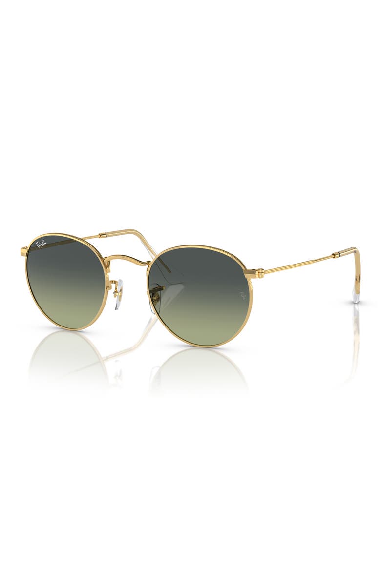 Icons 53mm Retro Sunglasses, Alternate, color, DARK GREEN