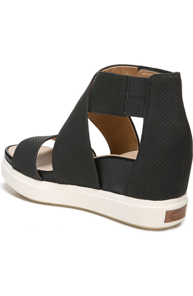 Dr. Scholl's Sheena Sport Sandal, Alternate, color, Black Faux Leather