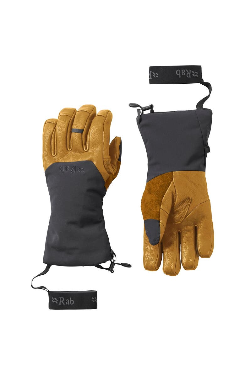 Rab Guide Gtx Gauntlets Glove - Men's, Alternate, color, Black/Tan