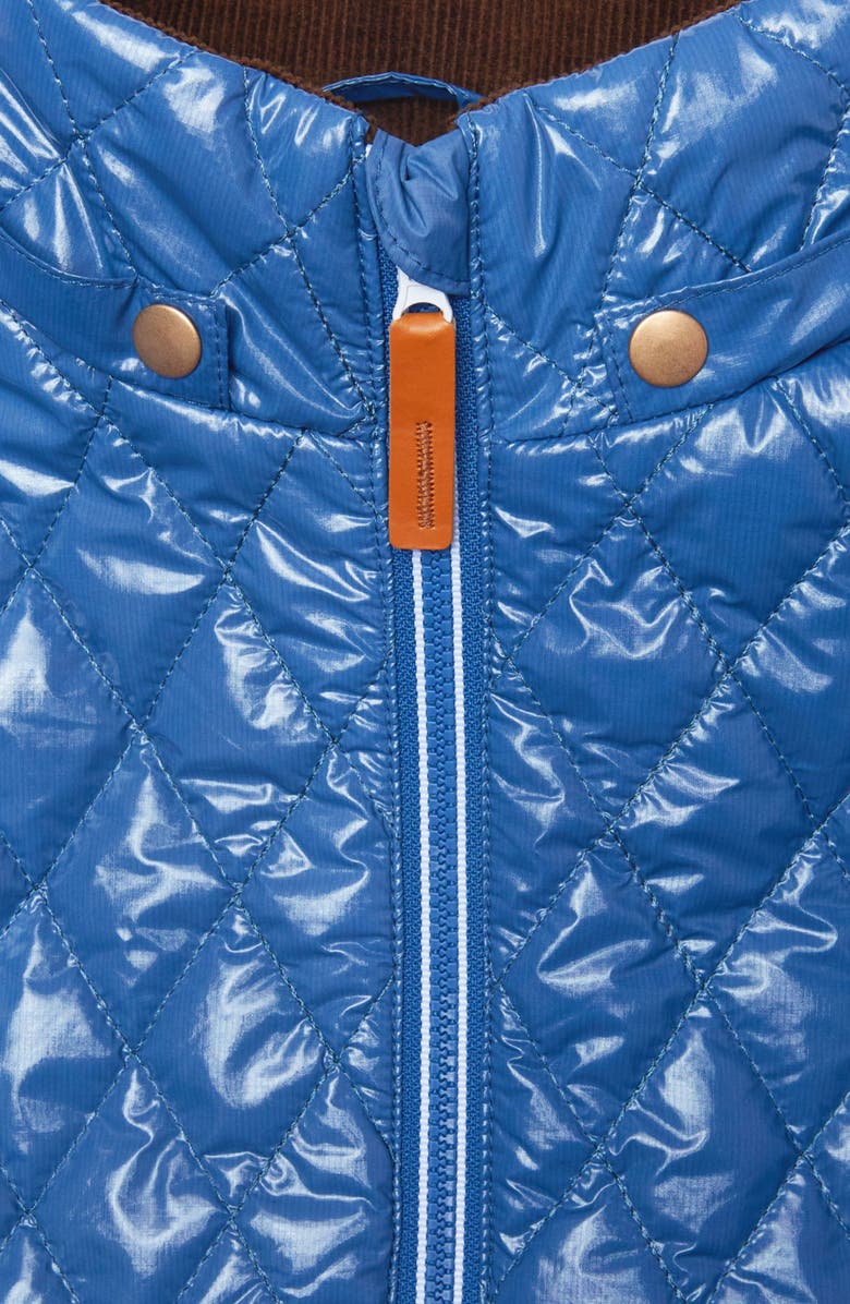 Northern Classics Shiny Quilted Puffer Jacket, Alternate, color, Shiny Mountain Blue