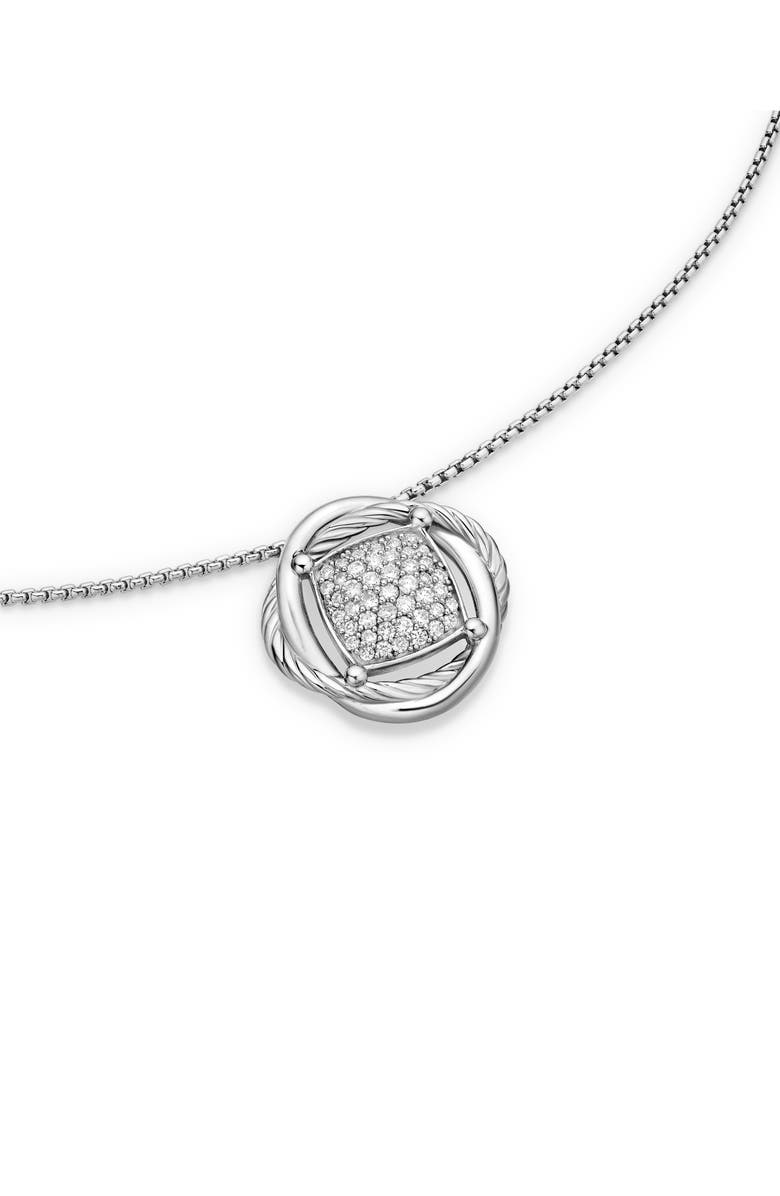 David Yurman Infinity Pendant with Diamonds on Chain, Alternate, color,