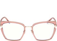 TOM FORD 54mm Butterfly Blue Light Blocking Optical Glasses