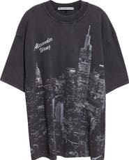 Alexander Wang New York City Skyline Crystal Embellished T
