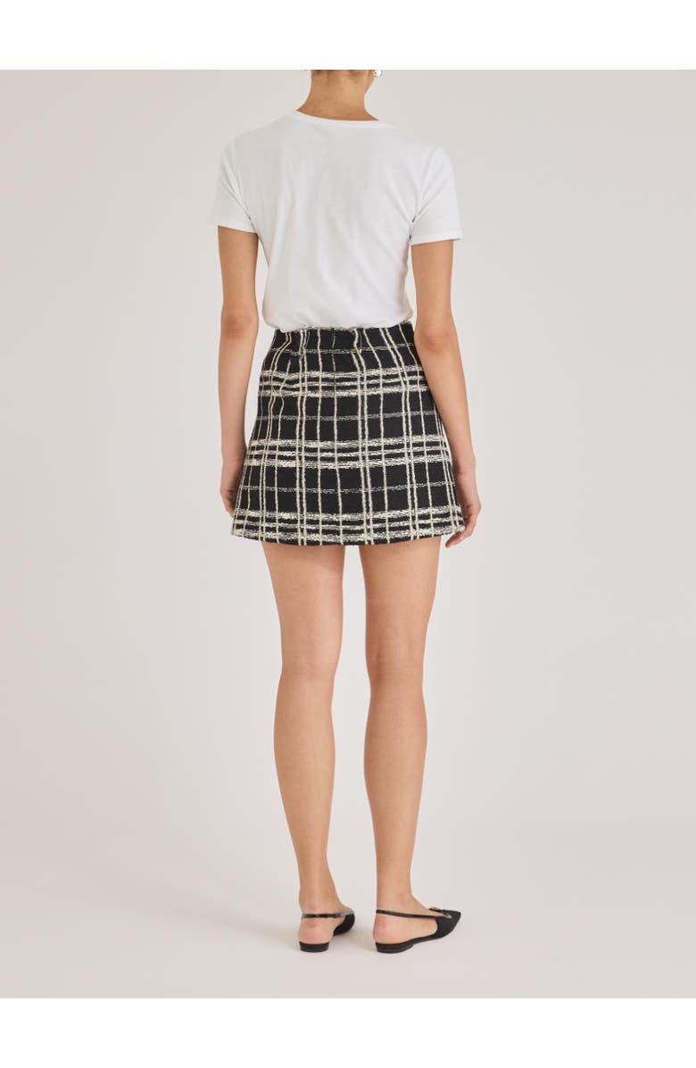 Rebecca Taylor Camila Skirt, Alternate, color, Black White
