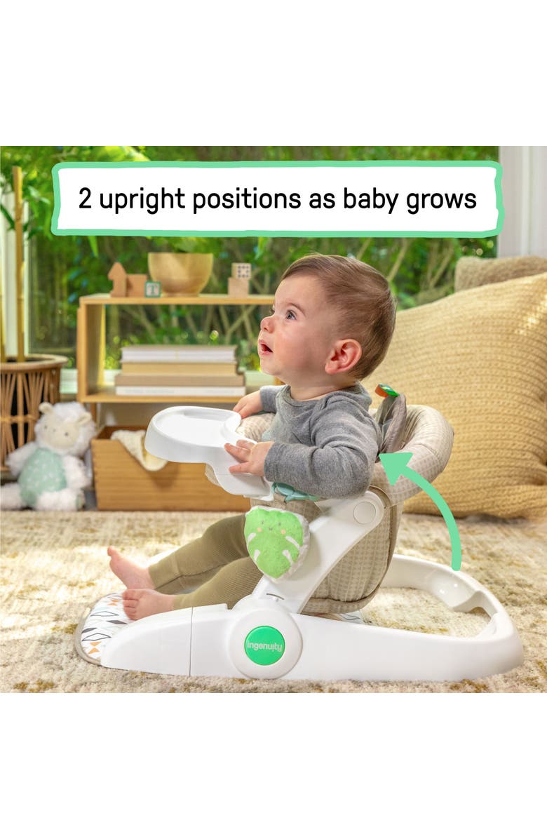 INGENUITY Prop Spot Learn-to-Sit Floor Seat, Alternate, color, Green