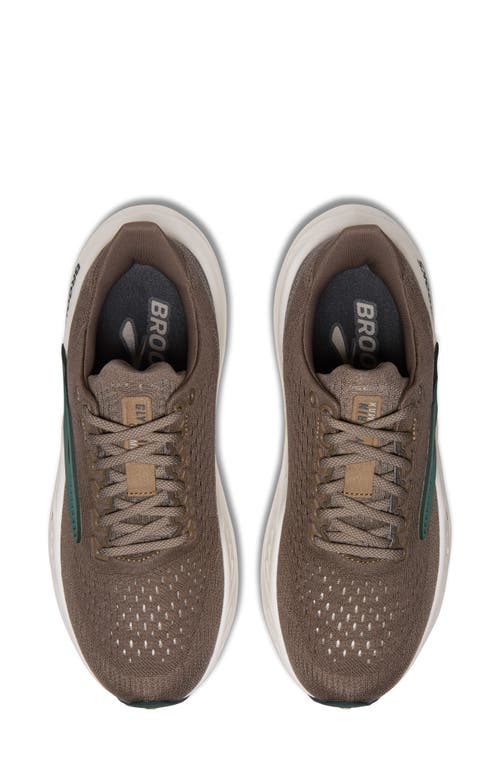 Brooks Glycerin Max Running Shoe In Falcon/green/london Fog
