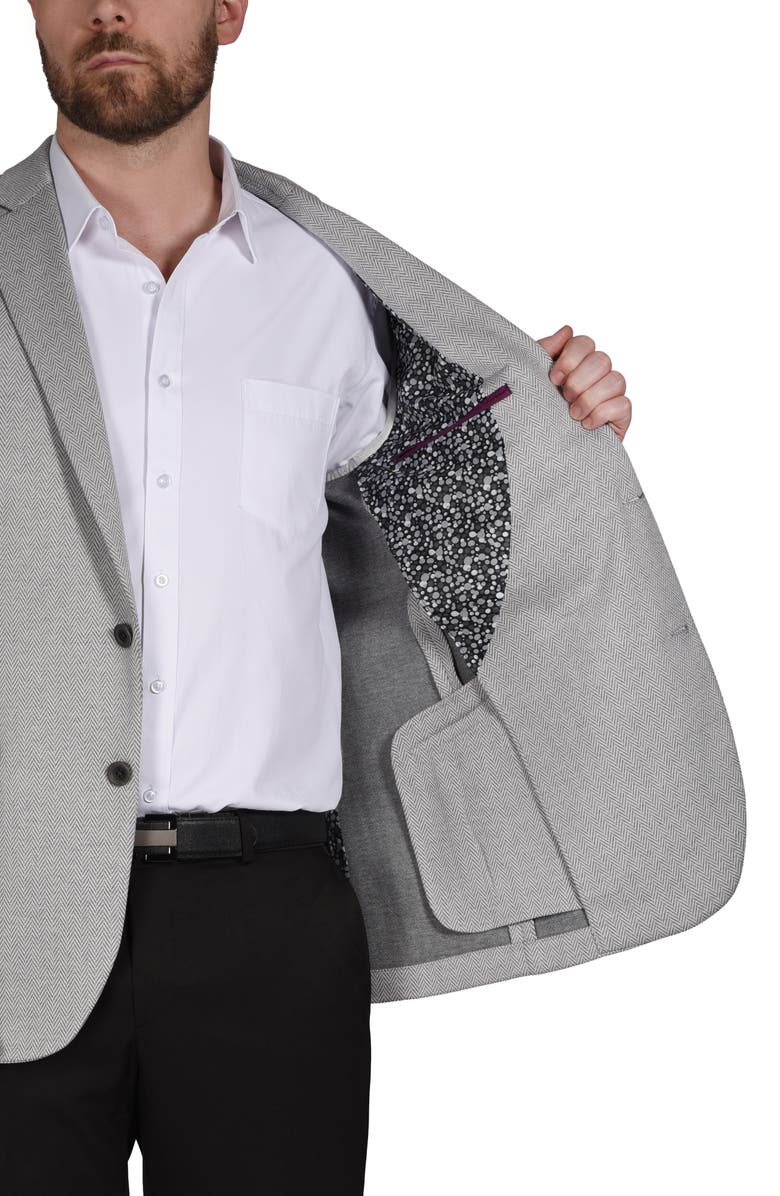 CRICKETEER Herringbone Knit Sport Coat, Alternate, color,