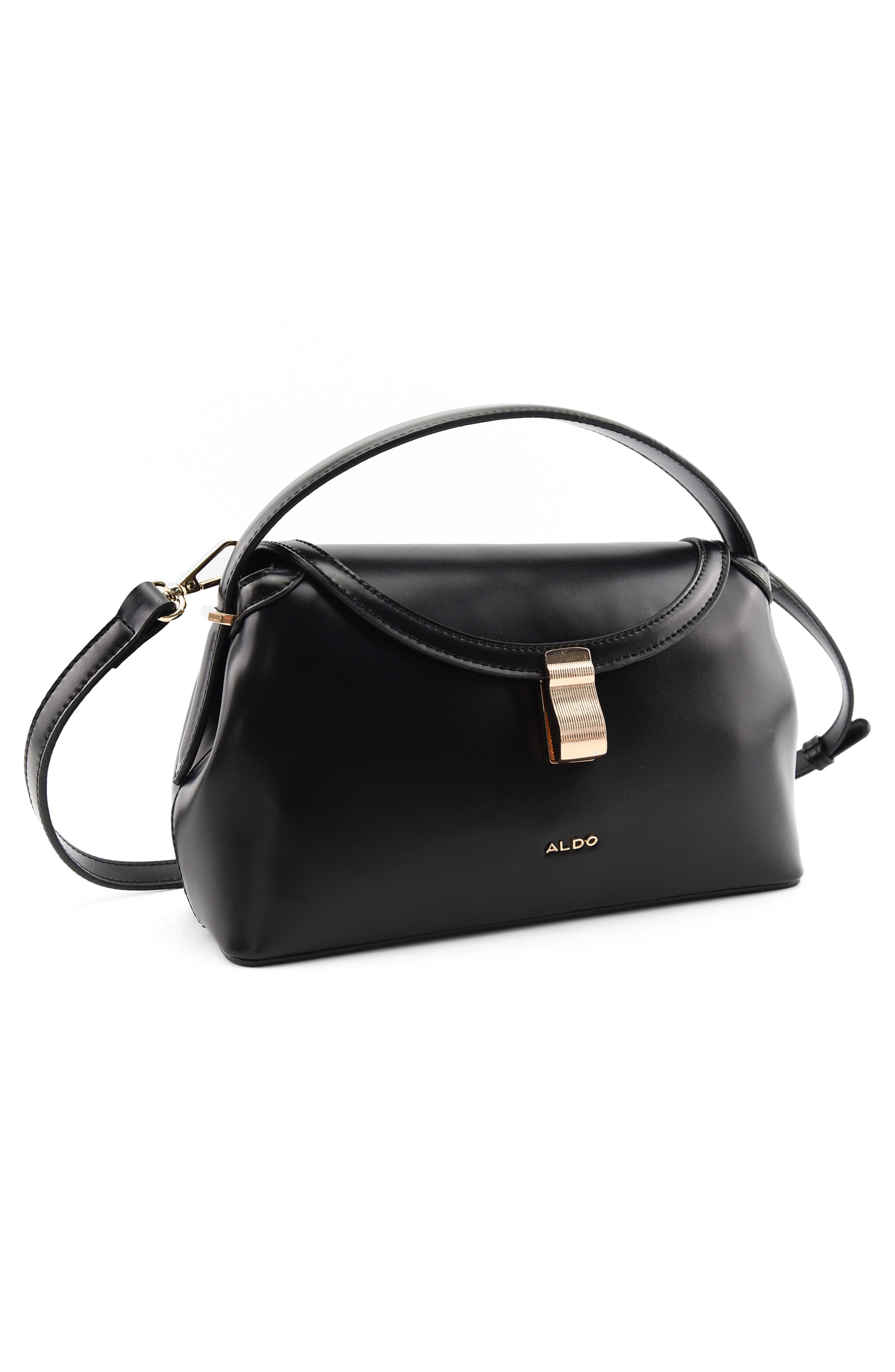 ALDO Ligohan Satchel, Alternate, color, Black