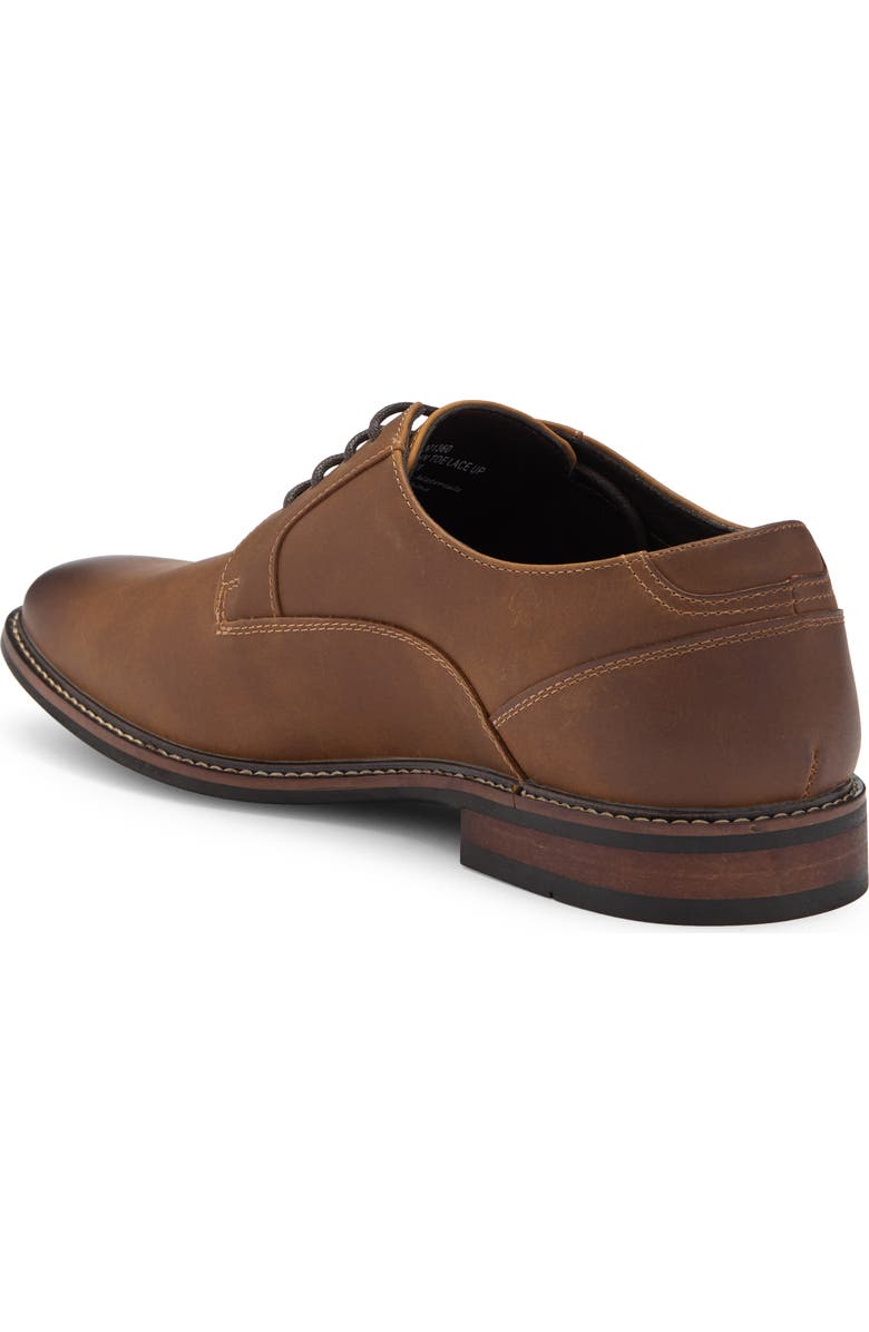 Rush by Gordon Rush Plain Toe Derby, Alternate, color, Tan