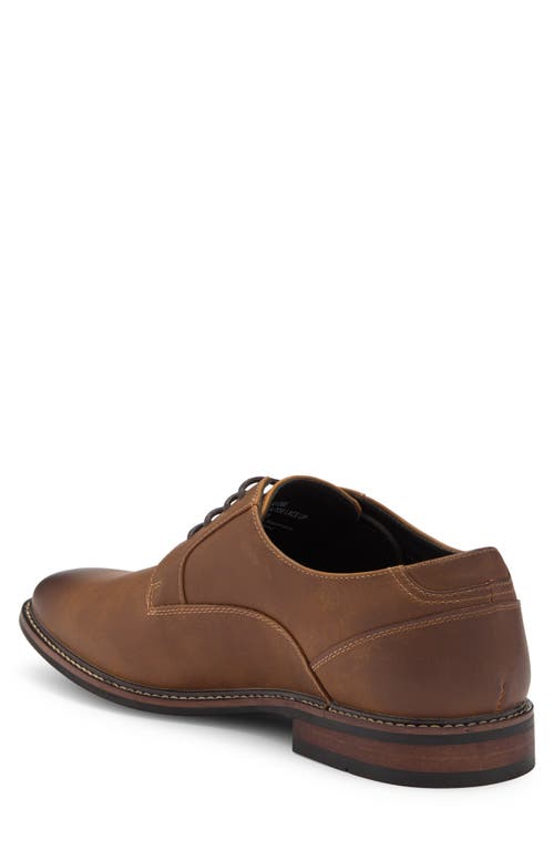 Rush By Gordon Rush Plain Toe Derby In Tan