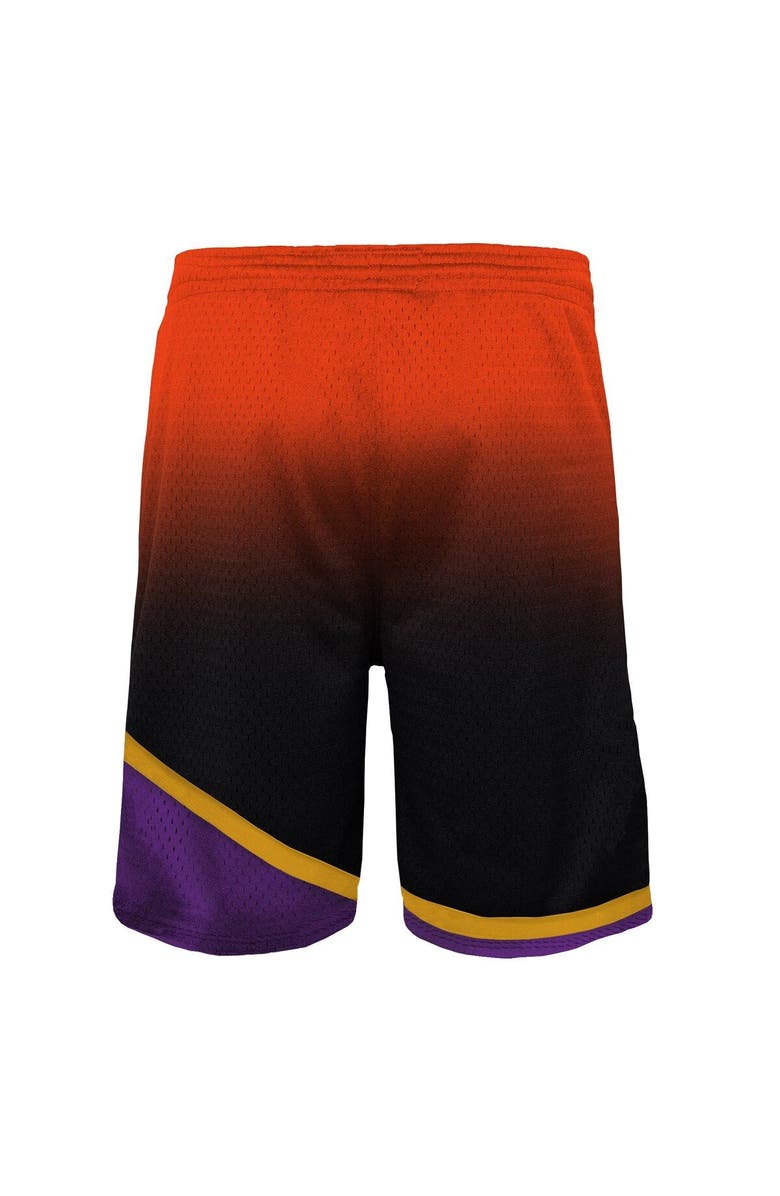 Mitchell & Ness Youth Mitchell & Ness Orange/Black Phoenix Suns 1996/97 Hardwood Classics Fadeaway Reload 3.0 Swingman Shorts, Alternate, color, Orange