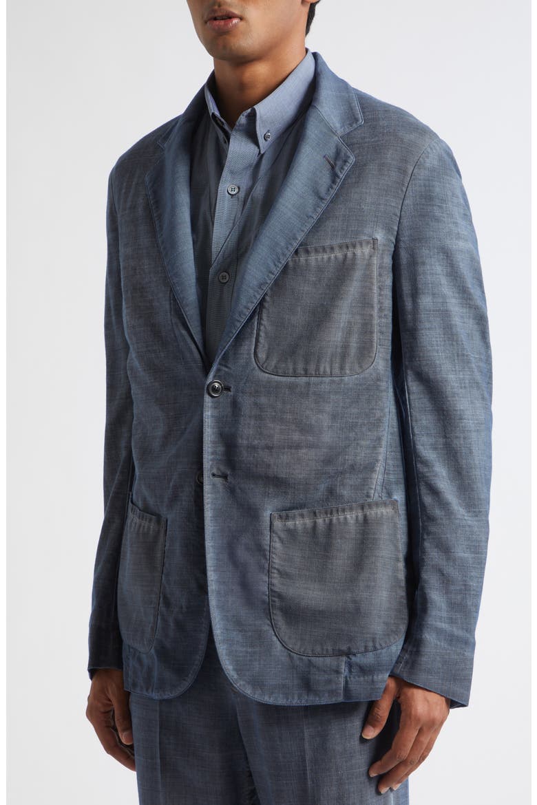 Double Dyed Wool Sport Coat, Alternate, color, ARMY BLUE