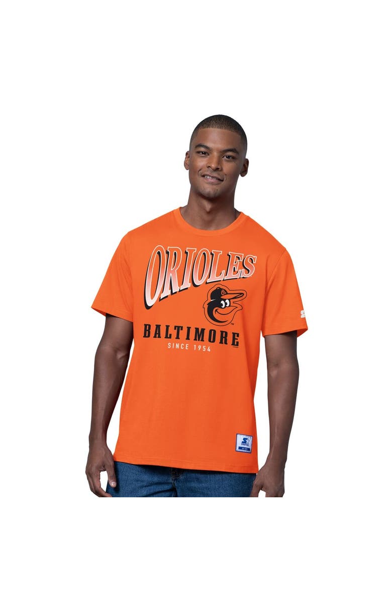 STARTER Men's Starter Orange/Heather Gray Baltimore Orioles Two-Pack T-Shirt Set, Alternate, color, Orange