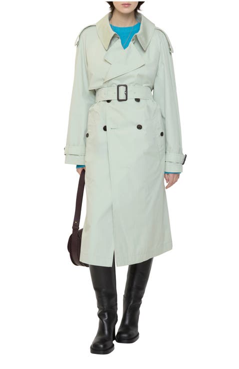 Long Cotton Canvas Fitzrovia Trench Coat
