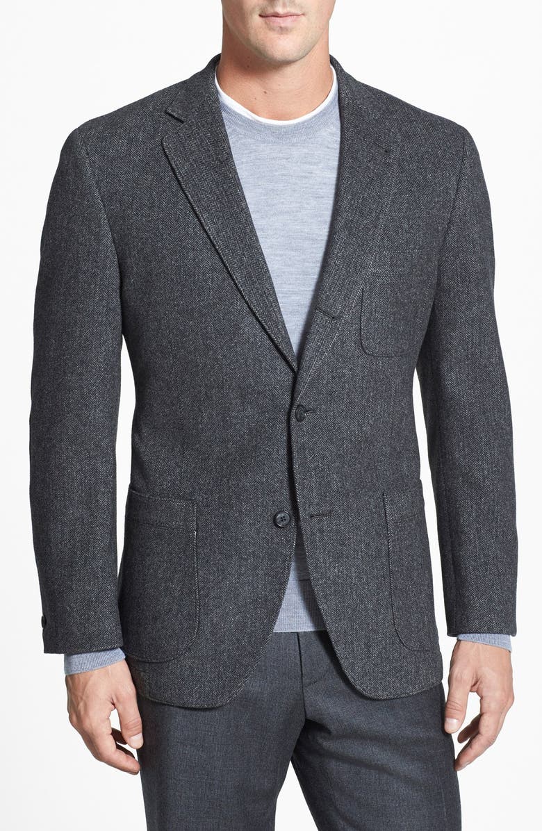 Kroon 'Fray' Trim Fit Blazer, Main, color,