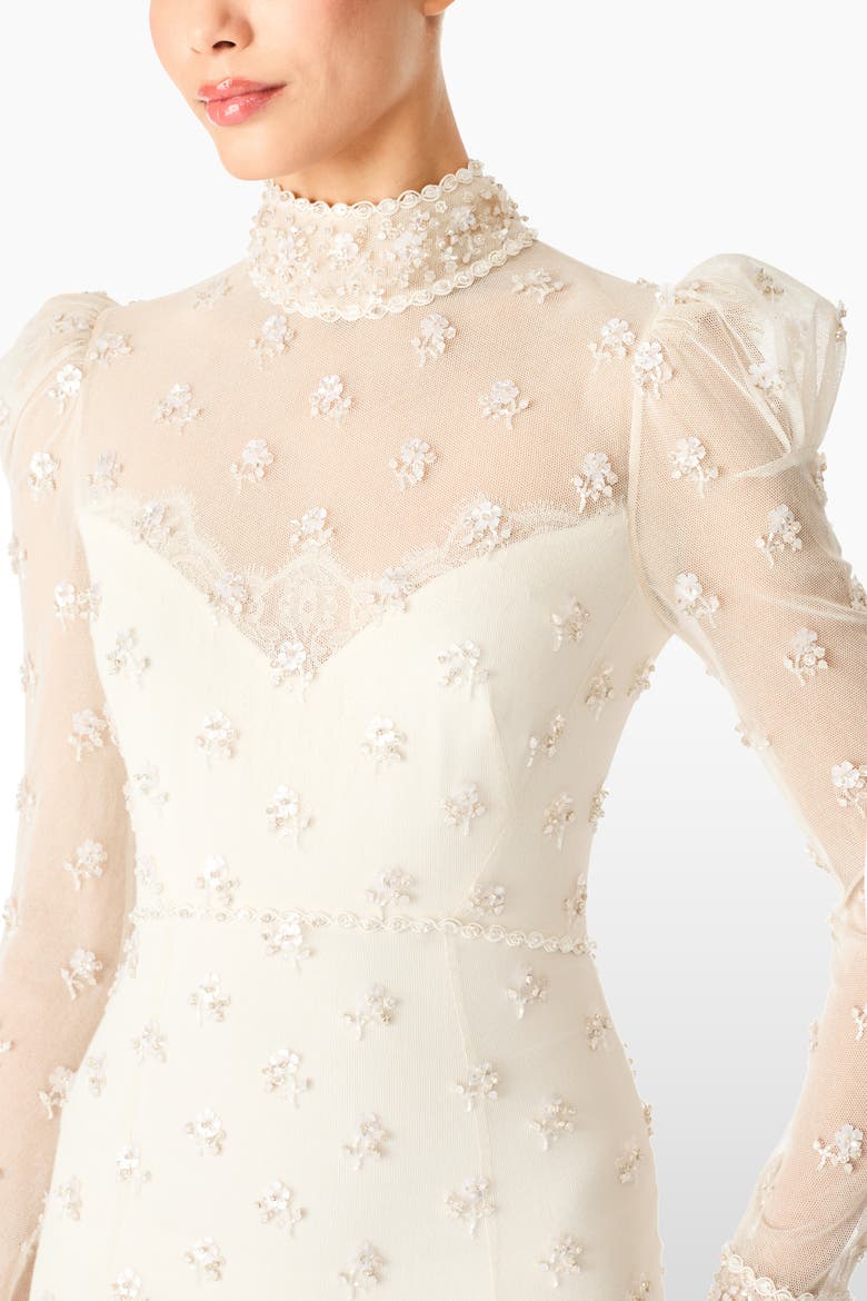 Dore Dress, Alternate, color, Ivory