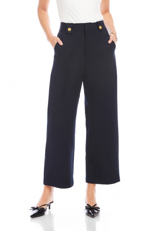 Janice Crop Wide Leg Pants
