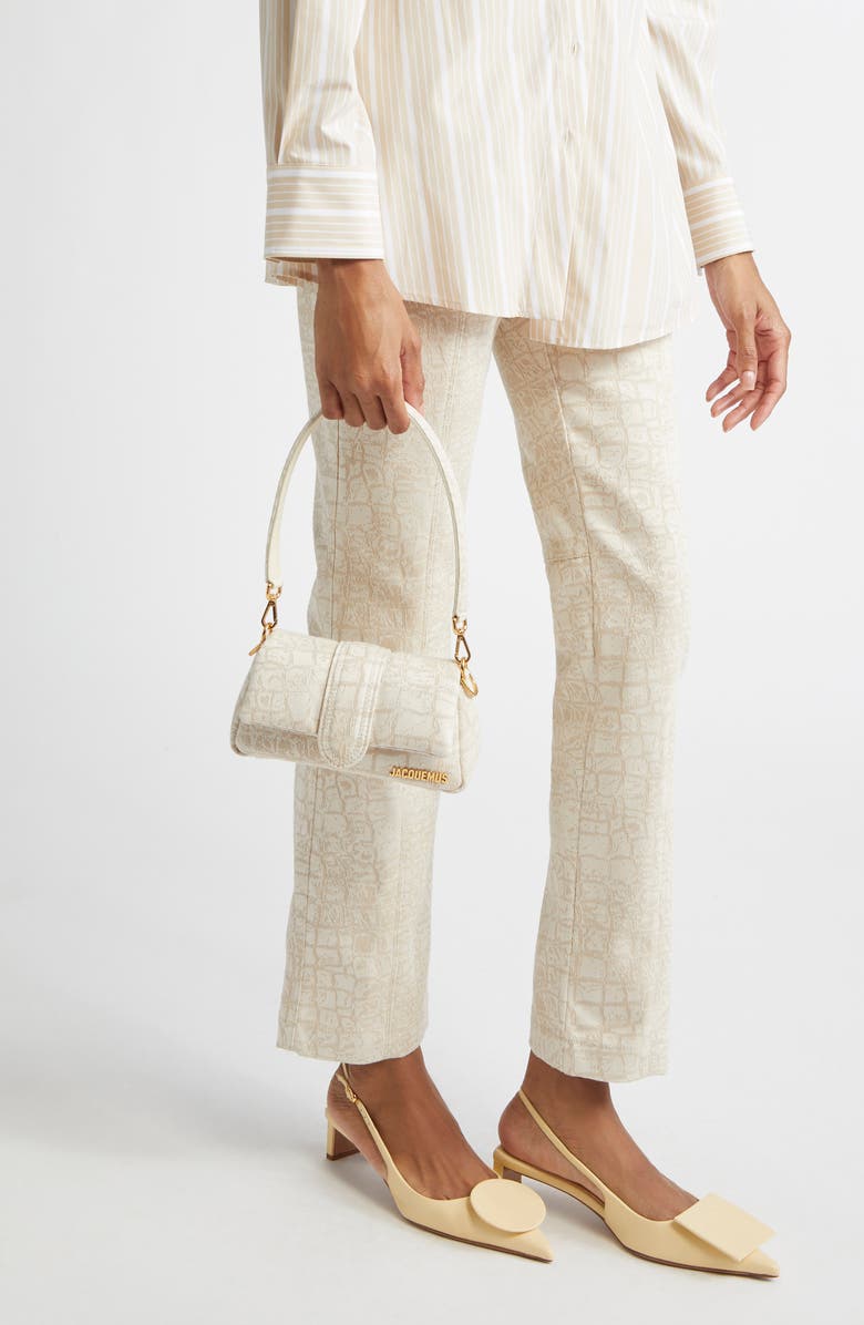 Jacquemus Le Petite Bambimou Cotton Canvas Shoulder Bag, Alternate, color,