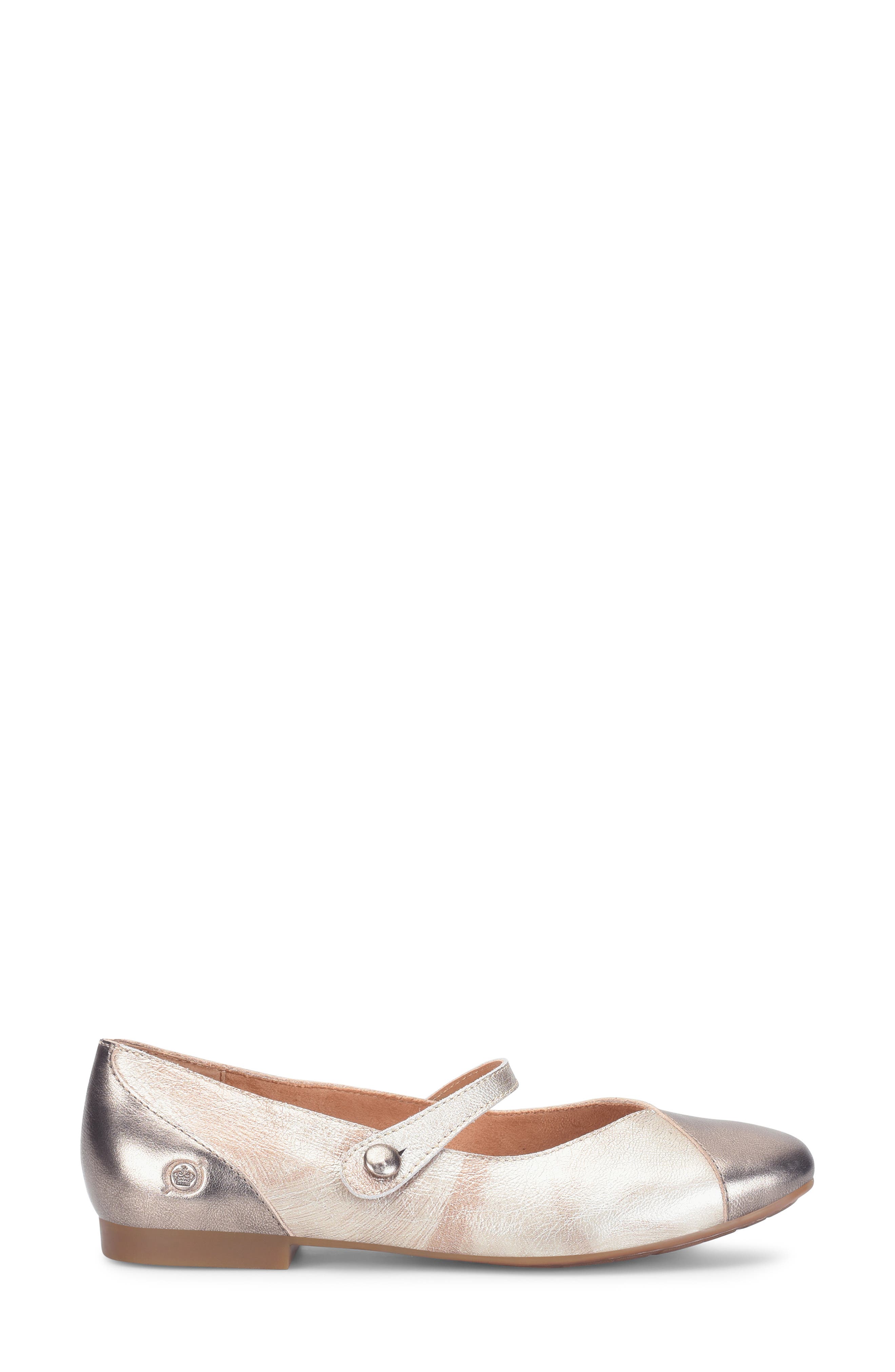 Pandora Mary Jane Flat, Alternate, color, LIGHT GOLD METALLIC COMBO