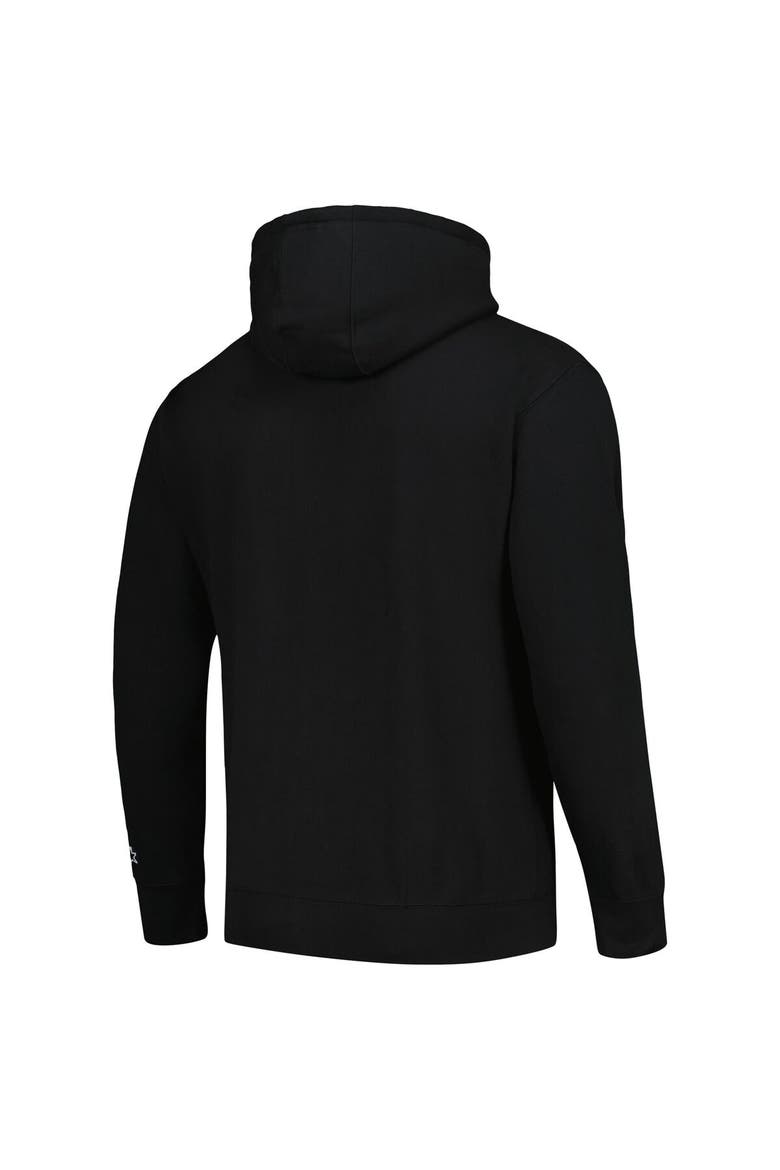 Men's Starter Black Carolina Panthers Domestic Post Season Full-Zip Hoodie, Alternate, color, Black