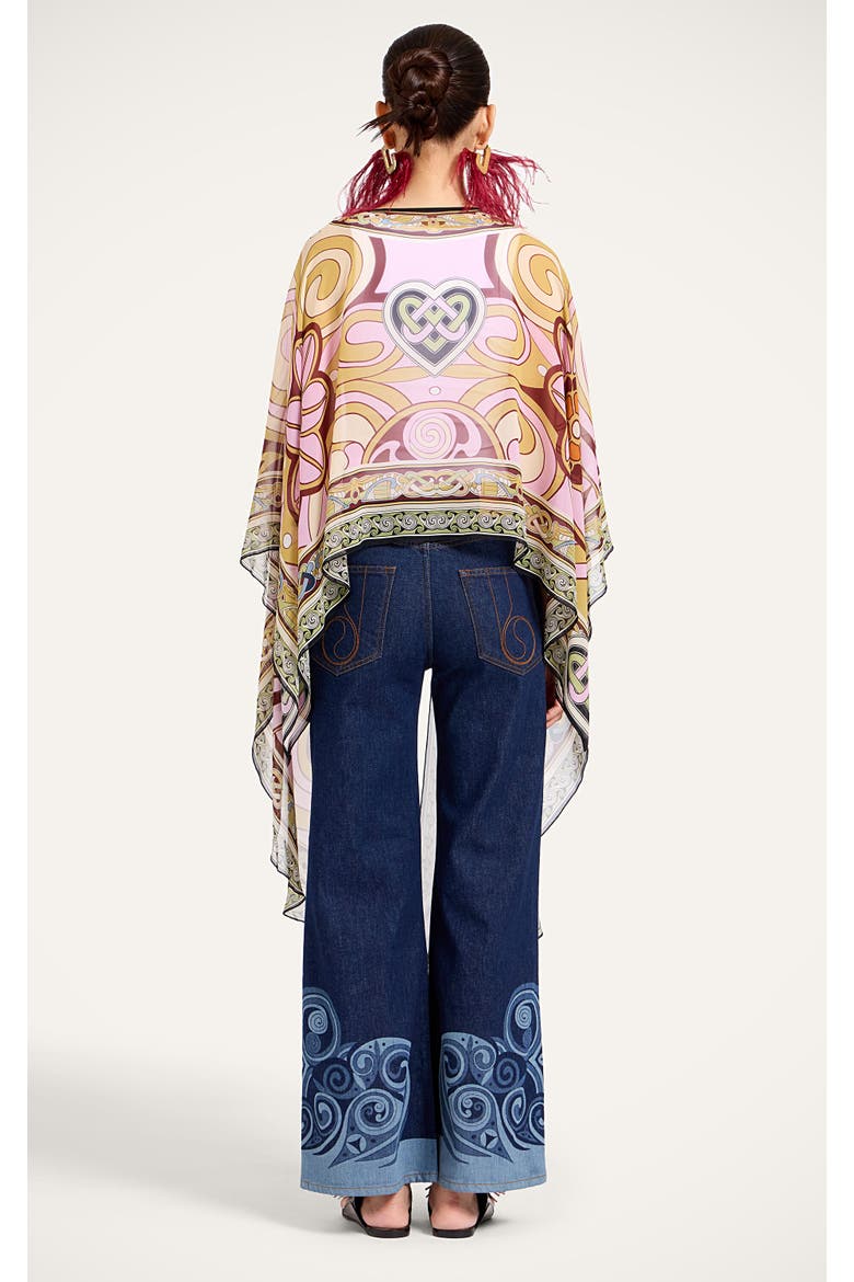 Maria Cape, Alternate, color, Kells Placée Pink