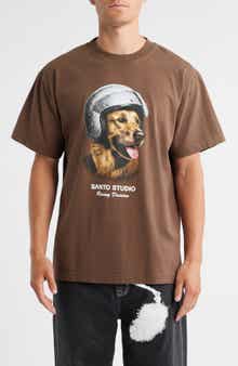 SANTO STUDIO Retriever Racing Graphic T-Shirt
