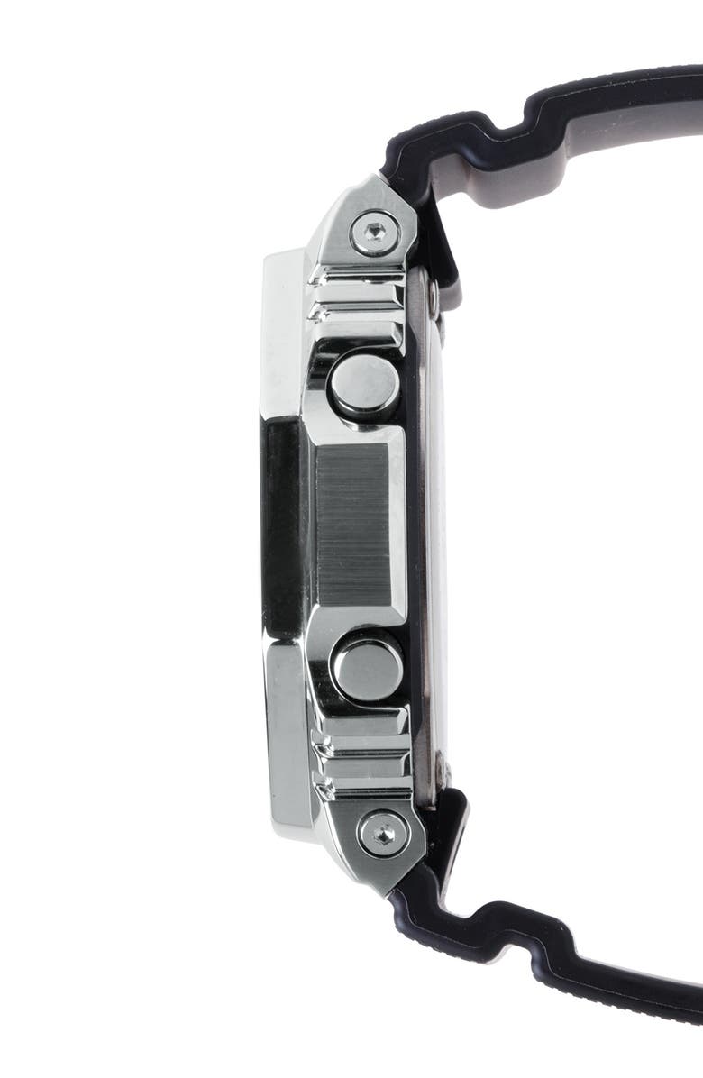 G-SHOCK G-Steel GBM2100A-4B Ana-Digi Tough Solar Smartphone Linked Resin Strap Watch, 44.4mm, Alternate, color, Purple/ Black