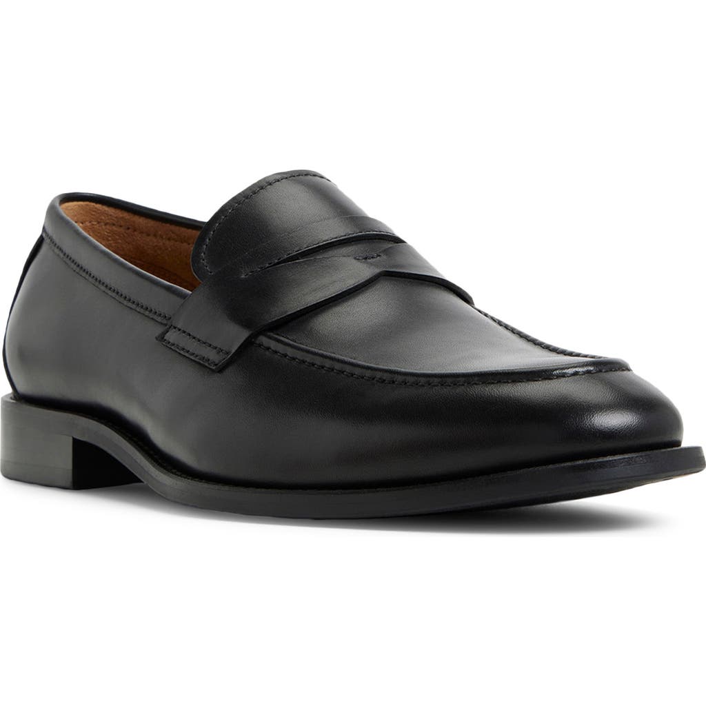 Brooks Brothers Glenrock Penny Loafer In Black