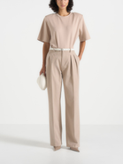 Manière De Voir Mia Wide Shoulder Bodysuit T-Shirt