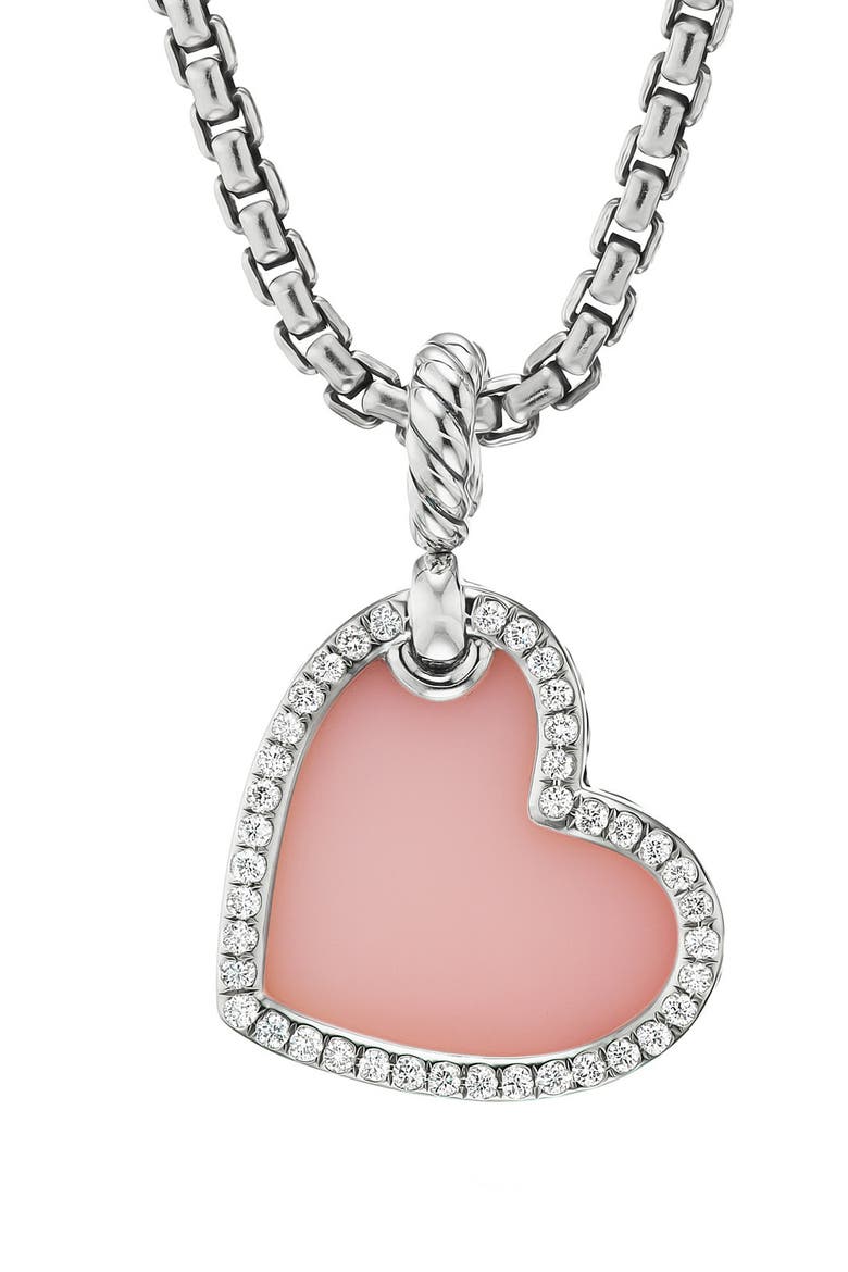 Elements Heart Pendant, Main, color, STERLING SILVER