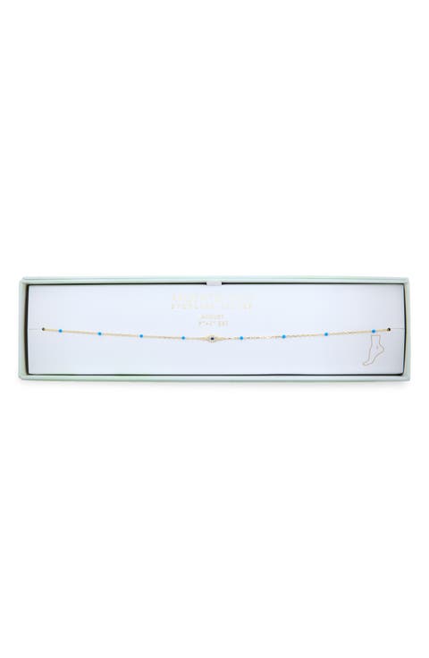 Turquoise Evil Eye Anklet