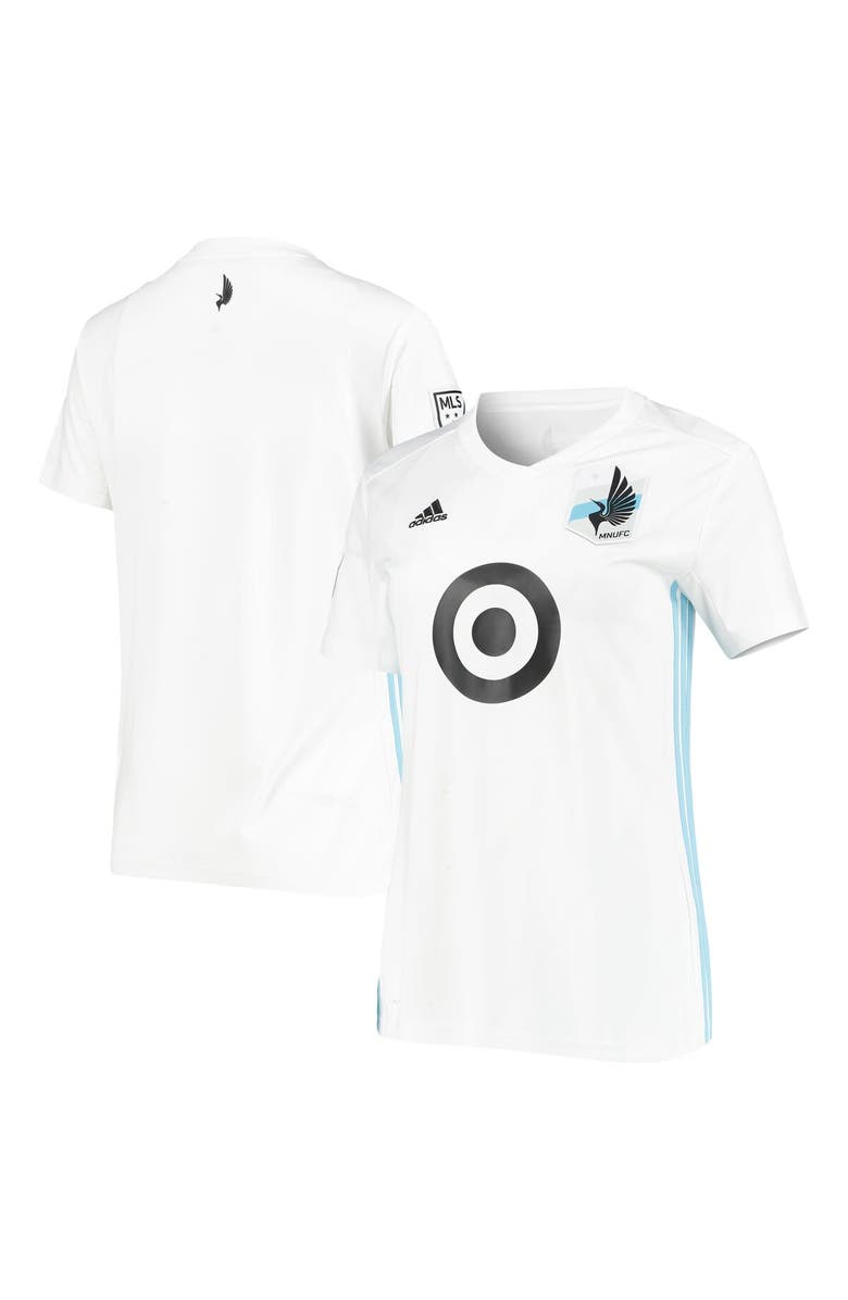 adidas Women's adidas White Minnesota United FC 2020 Away Team Replica Jersey, Main, color, 
