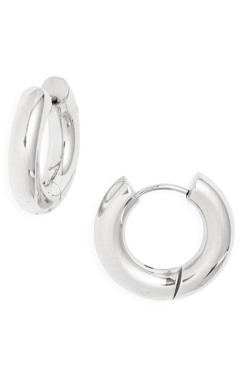 Nordstrom Waterproof Chubby Hoop Earrings In Metallic