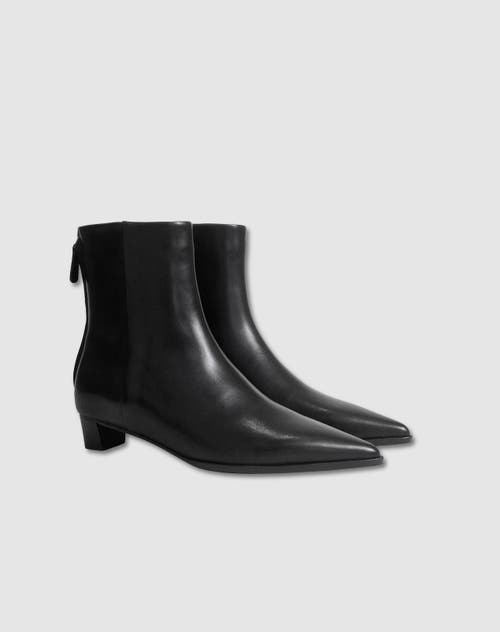 Mi/mai Kith Low Heel Ankle Boots In Black