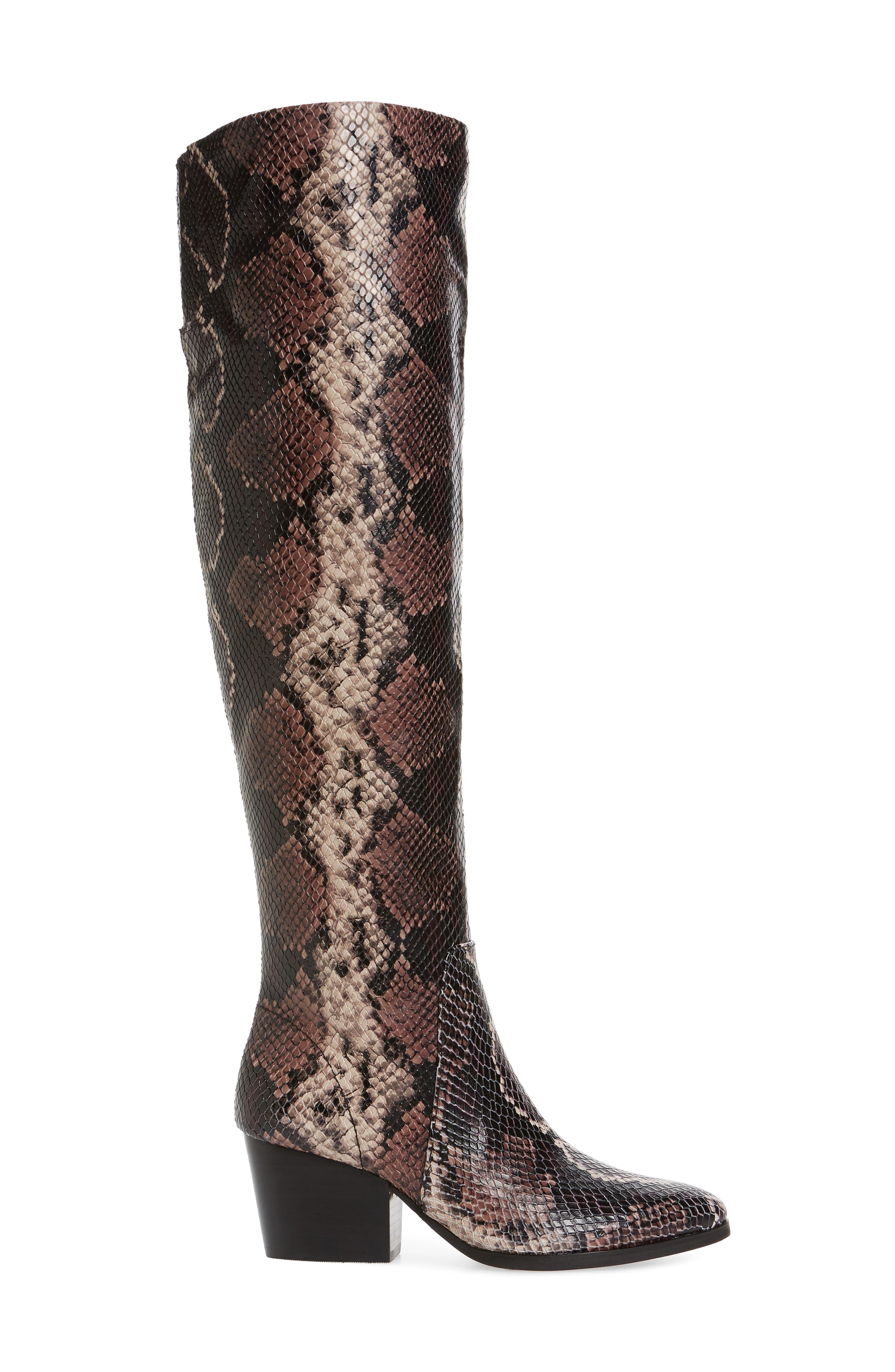 Nestel Knee High Boot, Alternate, color, MAUVE MULTI