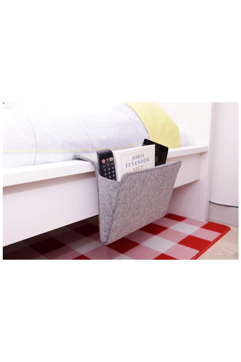 Felt Bedside Caddy, Alternate, color, GREY