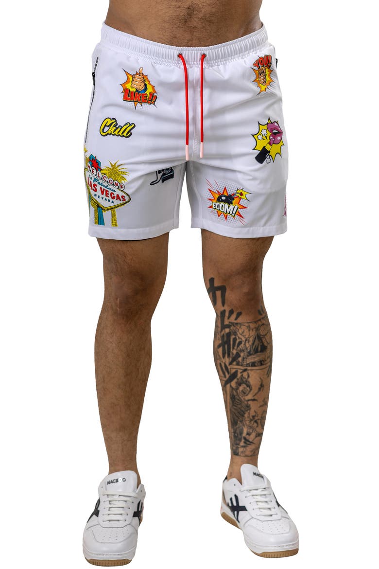 Martyr Swim Trunks, Main, color, WHITE